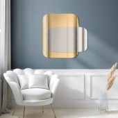 Guarda Opera no. 1 TOSOPE1GOLD50x65 lustro 50x65 cm srebrny-złoty