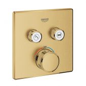 Grohe Grohtherm SmartControl 29124GN0 bateria wannowo-prysznicowa podtynkowa termostatyczna złota
