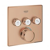 Grohe Grohtherm SmartControl 29126DL0 bateria wannowo-prysznicowa podtynkowa z termostatem brushed warm sunset
