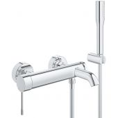 Grohe Essence 33628001 bateria wannowo-prysznicowa ścienna starlight chrome