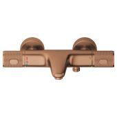 Grohe Precision Feel 34788DL0 bateria wannowo-prysznicowa ścienna z termostatem brushed warm sunset