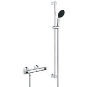 Grohe Precision Flow 34805001 bateria prysznicowa ścienna termostatyczna starlight chrome