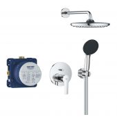 Grohe Start 25292000 zestaw prysznicowy podtynkowy z deszczownicą chrom