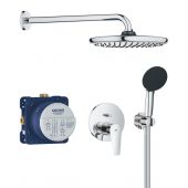 Grohe Start Edge 25293000 zestaw prysznicowy podtynkowy z deszczownicą chrom