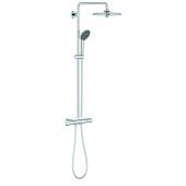 Grohe Vitalio Joy 26403001 zestaw prysznicowy ścienny termostatyczny z deszczownicą starlight chrome