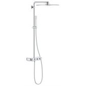 Grohe Euphoria 26508000 zestaw prysznicowy ścienny termostatyczny z deszczownicą starlight chrome