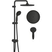 Grohe Vitalio Start System 266802430 zestaw prysznicowy ścienny z deszczownicą czarny