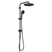 Grohe Vitalio Start System 266802431 zestaw prysznicowy ścienny z deszczownicą czarny