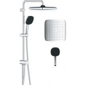 Grohe Vitalio Comfort 26698001 zestaw prysznicowy ścienny z deszczownicą chrom