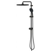 Grohe Vitalio Comfort 266982431 zestaw prysznicowy ścienny z deszczownicą czarny