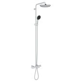 Grohe Vitalio Start System 26988001 zestaw wannowo-prysznicowy ścienny termostatyczny z deszczownicą chrom
