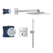 Grohe Precision Smartcontrol 34875000 zestaw prysznicowy podtynkowy termostatyczny z deszczownicą chrom