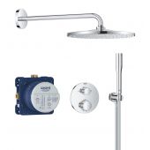 Grohe Vitalio Start 34880000 zestaw prysznicowy podtynkowy termostatyczny z deszczownicą chrom