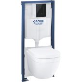 Grohe Solido 39941000 zestaw miska z deską i stelaż ze spłukiwaniem wirowym