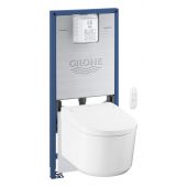 Grohe Rapid SLX 36509SH0 toaleta myjąca ze stelażem wisząca bez kołnierza biała