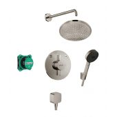 Hansgrohe Crometta 88003994 zestaw prysznicowy podtynkowy z deszczownicą