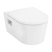 Hansgrohe EluPura Original S 60207450 zestaw miska z deską wisząca bez kołnierza biały połysk