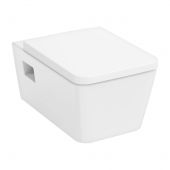 Hansgrohe EluPura Original Q 60208450 zestaw miska z deską wisząca bez kołnierza biały połysk