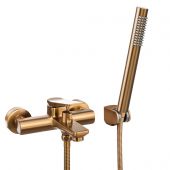 Invena Neri Plus BWP1014 bateria wannowo-prysznicowa ścienna miedź