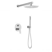 Invena Alonia BS70001 zestaw prysznicowy podtynkowy z deszczownicą chrom
