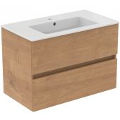 Ideal Standard Eurovit+ R0574Y8 umywalka z szafką 81.5 cm dąb