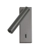 Italux Cali WL21017GR lampka nocna 1x2.5 W szara