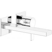Keuco Edition 11 51116130202 bateria umywalkowa podtynkowa chrom-czarna