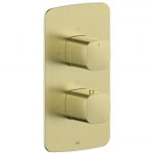 KFA Armatura Malaga 575900131 bateria prysznicowa podtynkowa z termostatem złota