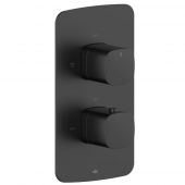 KFA Armatura Malaga Black 575900181 bateria prysznicowa podtynkowa z termostatem czarna