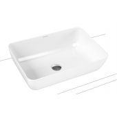 Kaldewei Cayono 913506000001 umywalka 52x35.5 cm prostokątna nablatowa biała