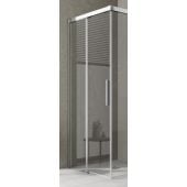 Kermi Nica NI C2 NIC2L10020VPK kabina prysznicowa kwadratowa 100x100 cm srebrny
