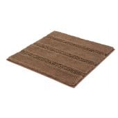 Kleine Wolke Monrovia 4094287135 dywanik łazienkowy 60x60 cm kwadratowy brązowy