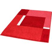 Kleine Wolke Dakota 4598453539 dywanik łazienkowy 65x55 cm prostokątny czerwony