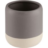 Kleine Wolke Lunella 8693146852 kubek na szczoteczki biały-szary