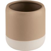 Kleine Wolke Lunella 8693271852 kubek na szczoteczki biały-beżowy