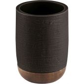 Kleine Wolke Harper 8694926852 kubek na szczoteczki czarny-brązowy