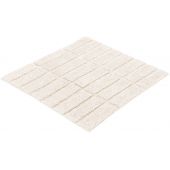 Kleine Wolke Tiles 9176202135 dywanik łazienkowy 60x60 cm kwadratowy beżowy