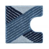 Kleine Wolke Cross 9181783129 dywanik łazienkowy 55x55 cm pod wc niebieski