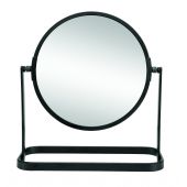 Kleine Wolke Framework 8042926886 lusterko kosmetyczne 17.5x19.5 cm okrągłe czarny