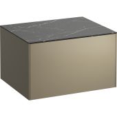 Laufen Sonar H4054000341421 szafka z blatem 57.7x45.5x34 cm podumywalkowa wisząca czarna