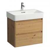 Laufen Base 2.0 H4113921082671 szafka 62x40x51.5 cm podumywalkowa wisząca dąb
