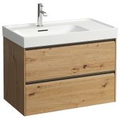 Laufen Meda H4216020112671 szafka 44.8x78.4x51.5 cm podumywalkowa wisząca dąb