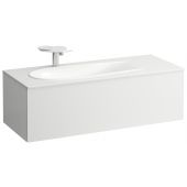 Laufen Il Bagno Alessi H4304410972601 szafka 119.5x49x36.5 cm podumywalkowa wisząca biały