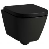 Laufen Meda H8201137160001 miska wc wisząca ze spłukiwaniem wirowym czarny mat