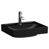 Laufen Meda H8151117161041 umywalka 45x35 cm prostokątna ścienna-meblowa czarna
