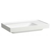 Laufen Meda H8171160001091 umywalka 80x46 cm prostokątna ścienna-meblowa biała