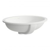 Laufen Savoy H8189427571091 umywalka 50x41 cm owalna podblatowa biała