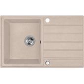 Laveo Margarita SBM411T zlewozmywak granitowy 79x49 cm