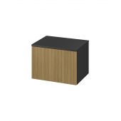Meissen Keramik Werta S1005008 szafka z blatem 59.8x45x42.1 cm podumywalkowa wisząca antracyt