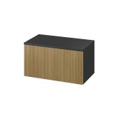 Meissen Keramik Werta S1005009 szafka z blatem 79.8x45x42.1 cm podumywalkowa wisząca antracyt